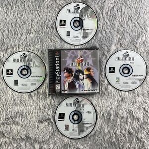 Final Fantasy VIII (Sony PlayStation 1, 1999) Discs and Case PS1 RPG FF8